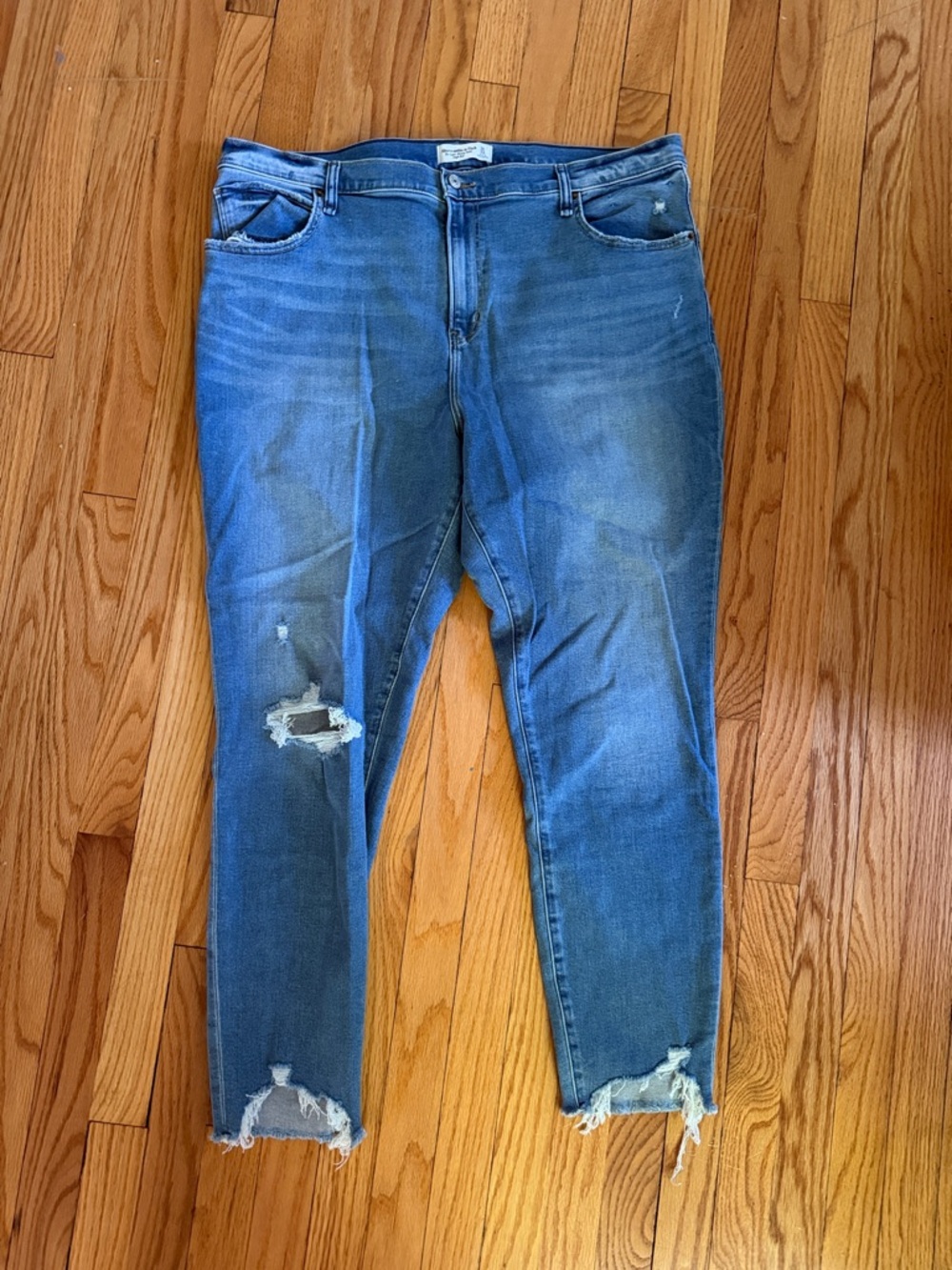 Abercrombie Jeans - The Super Skinny Ankle High Rise - Long